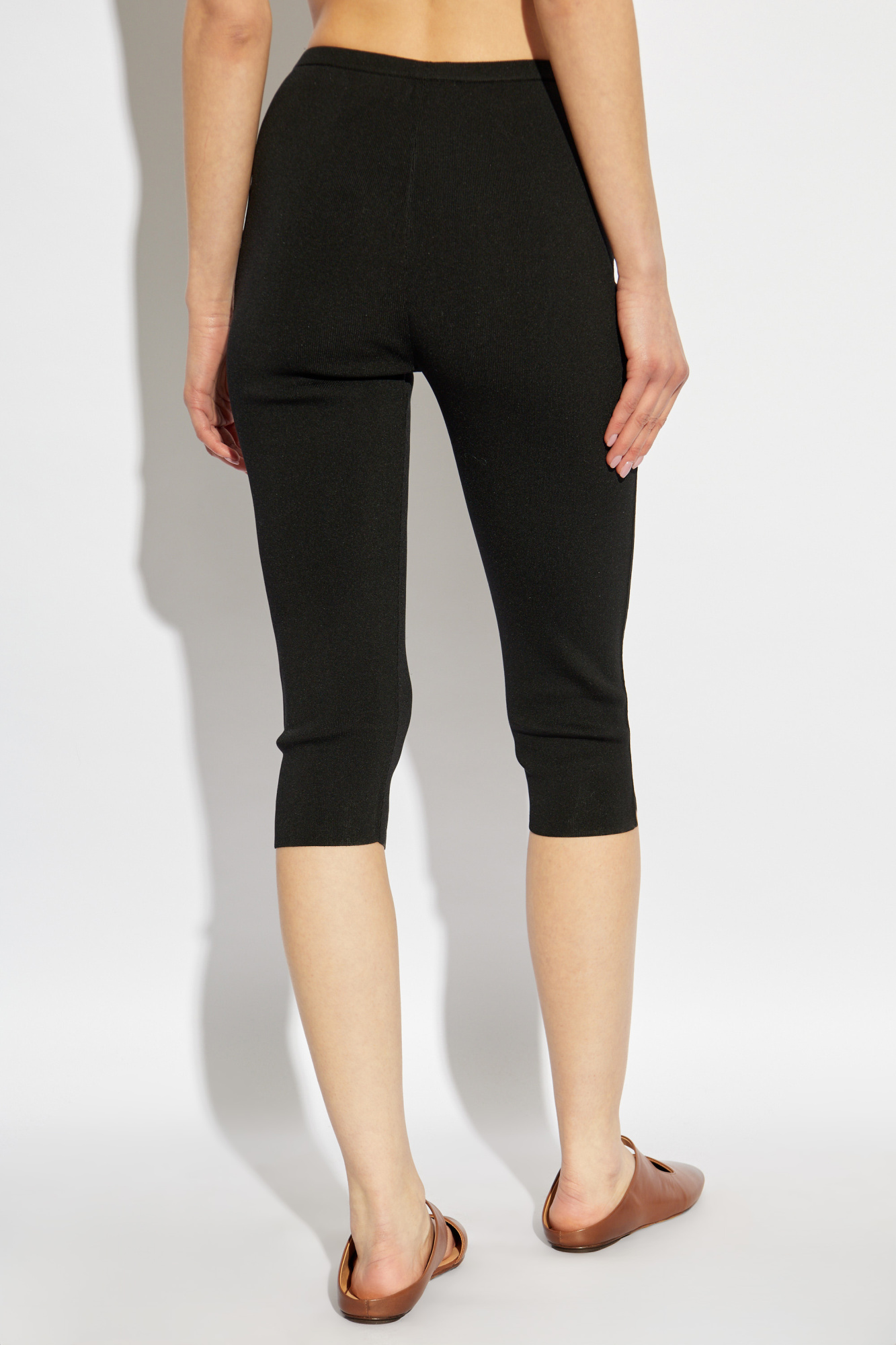 パンツ TOTEME Capri wool blend trouser Nero Wool-blend capri pants in black - Toteme | Mytheresa